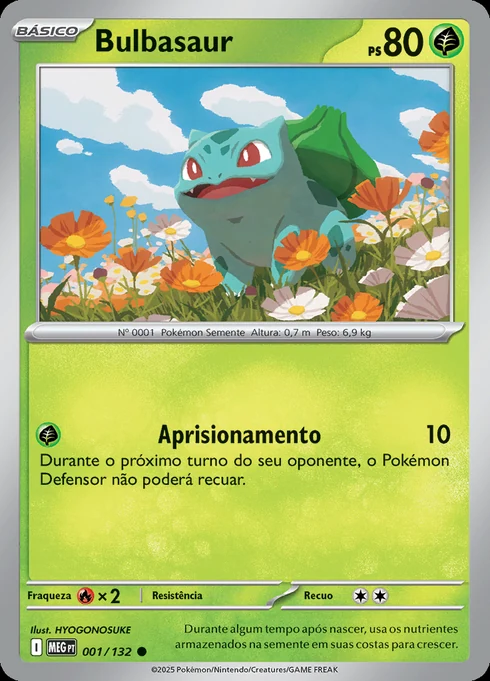Bulbasaur, ME01 001/132, Comum