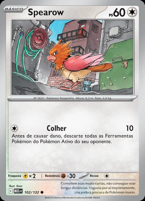 Spearow, ME01 102/132, Comum