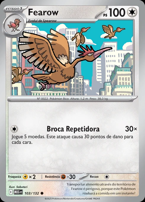 Fearow, ME01 103/132, Comum