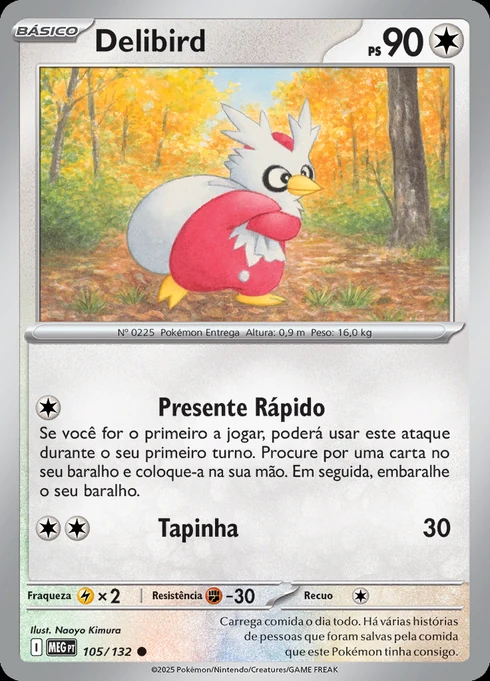 Delibird, ME01 105/132, Comum