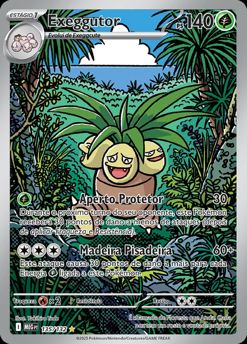 Exeggutor, ME01 135/132, Rara Ilustração