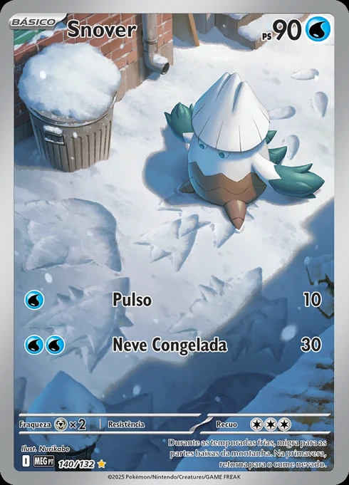 Snover, ME01 140/132, Rara Ilustração