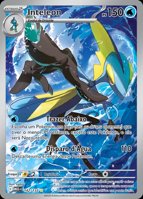 Inteleon, ME01 142/132, Rara Ilustração
