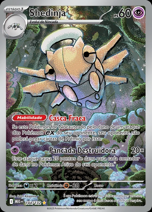 Shedinja, ME01 144/132, Rara Ilustração