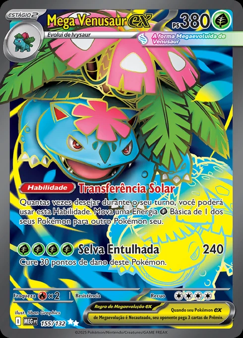 Mega Venusaur ex, ME01 155/132, Ultra Rara