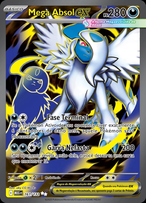 Mega Absol ex, ME01 161/132, Ultra Rara