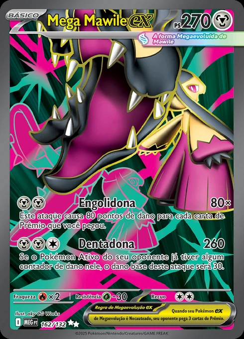 Mega Mawile ex, ME01 162/132, Ultra Rara