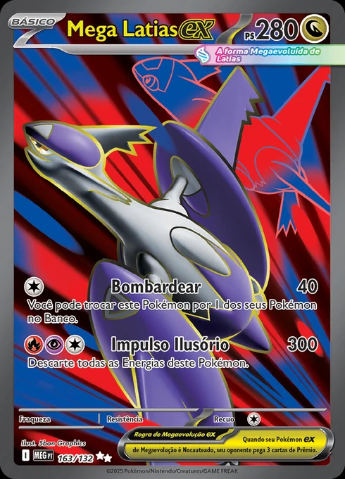 Mega Latias ex, ME01 163/132, Ultra Rara