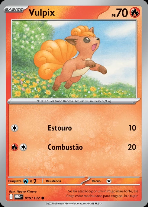 Vulpix, ME01 019/132, Comum