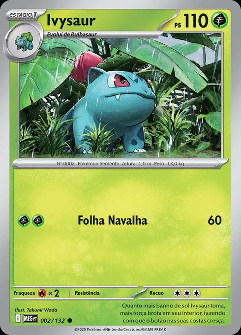Ivysaur, ME01 002/132, Comum