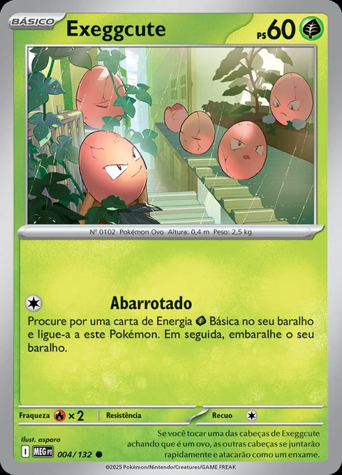 Exeggcute, ME01 004/132, Comum