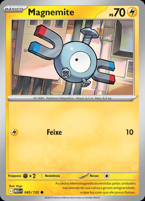 Magnemite, ME01 045/132, Comum