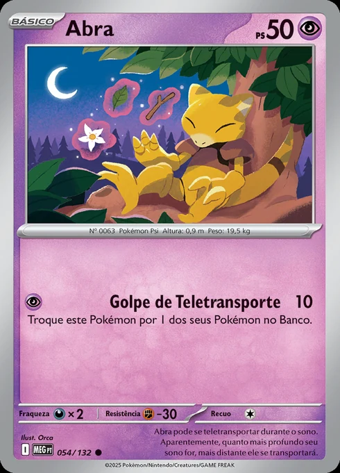 Abra, ME01 054/132, Comum