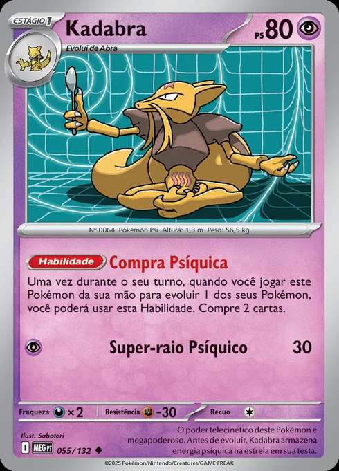 Kadabra, ME01 055/132, Incomum