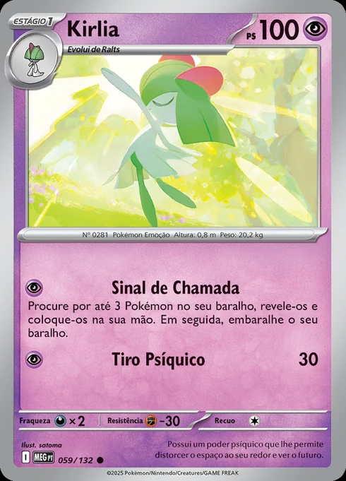 Kirlia, ME01 059/132, Comum