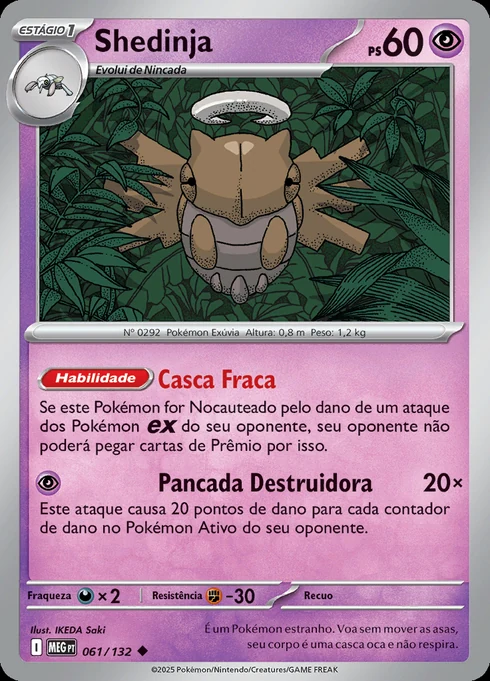 Shedinja, ME01 061/132, Incomum