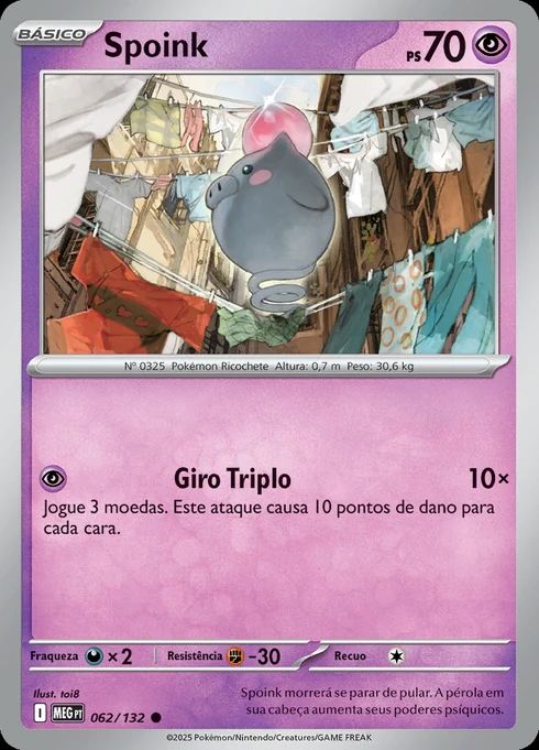 Spoink, ME01 062/132, Comum