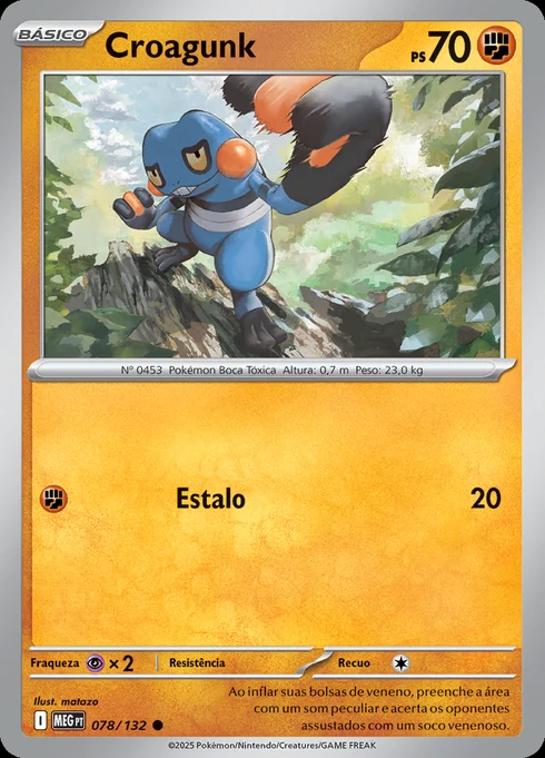 Croagunk, ME01 078/132, Comum