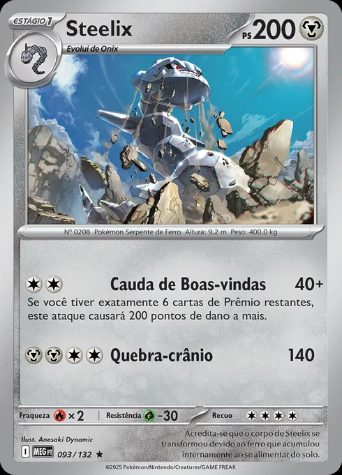 Steelix, ME01 093/132, Rara