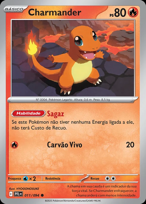 Charmander, ME02 011/094, Comum