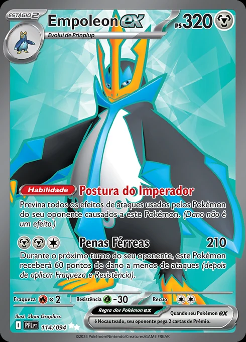 Empoleon ex, ME02 114/094, Ultra Rara
