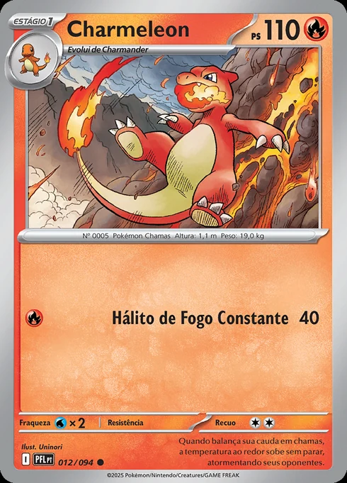 Charmeleon, ME02 012/094, Comum
