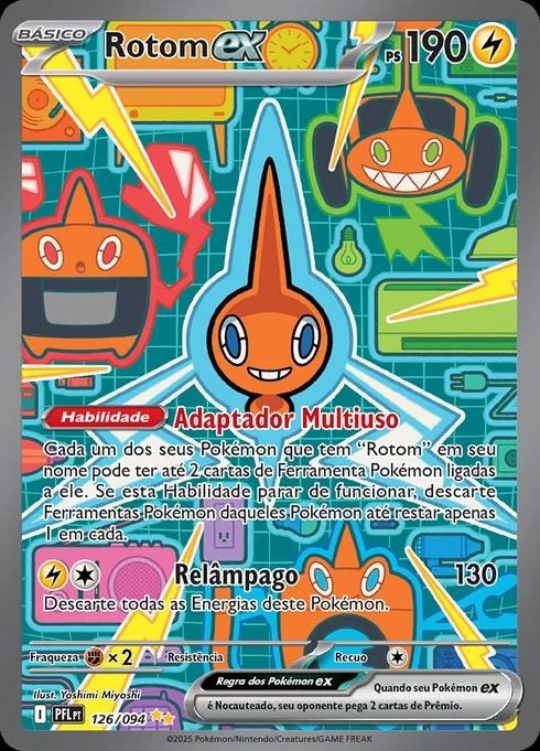 Rotom ex, ME02 126/094, Rara Ilustração Especial