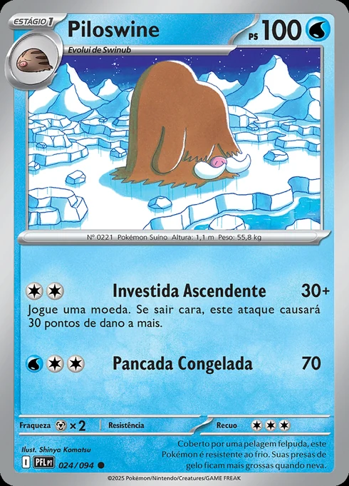 Piloswine, ME02 024/094, Comum