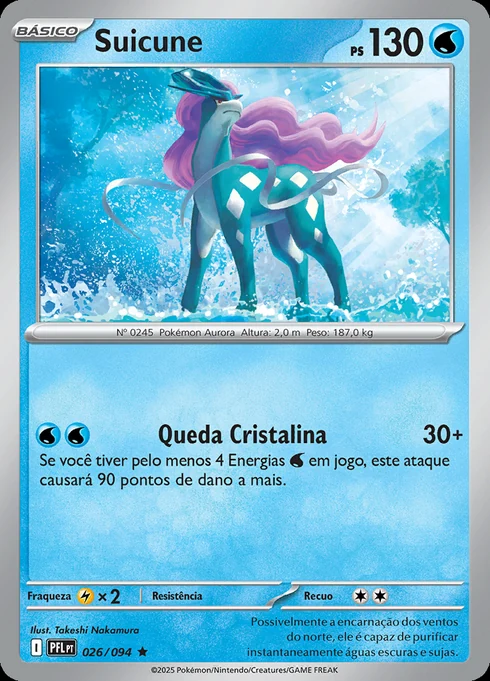 Suicune, ME02 026/094, Rara