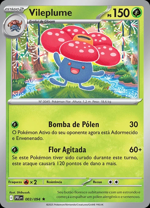 Vileplume, ME02 003/094, Rara