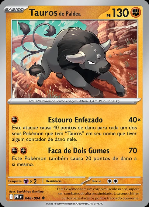 Paldean Tauros, ME02 048/094, Incomum