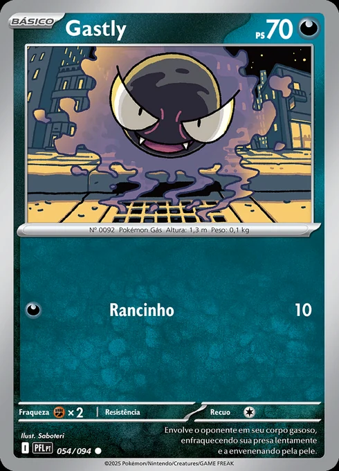 Gastly, ME02 054/094, Comum