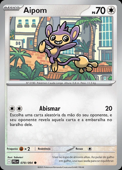 Aipom, ME02 078/094, Comum