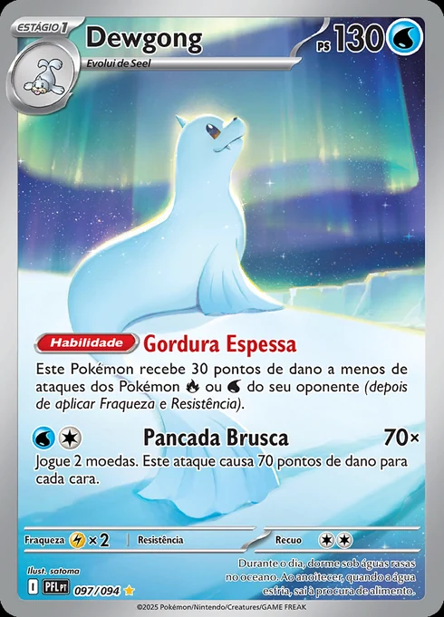 Dewgong, ME02 097/094, Rara Ilustração