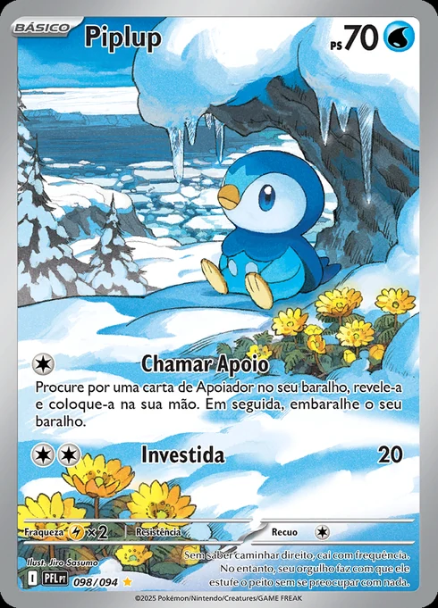 Piplup, ME02 098/094, Rara Ilustração