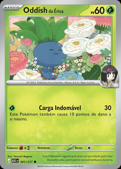 Erika's Oddish, ME2.5 001/217, Comum