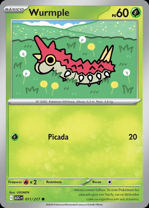 Wurmple, ME2.5 011/217, Comum