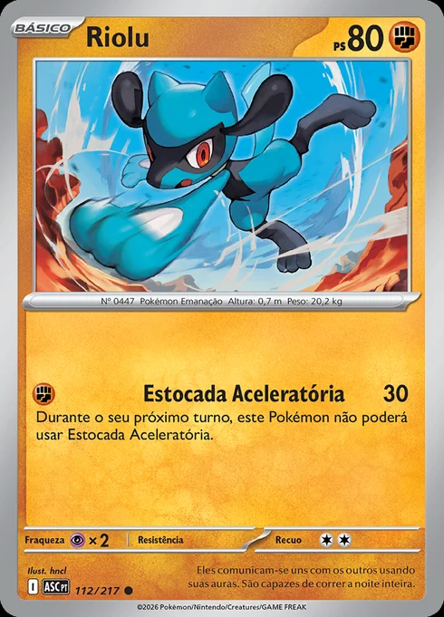 Riolu, ME2.5 112/217, Comum