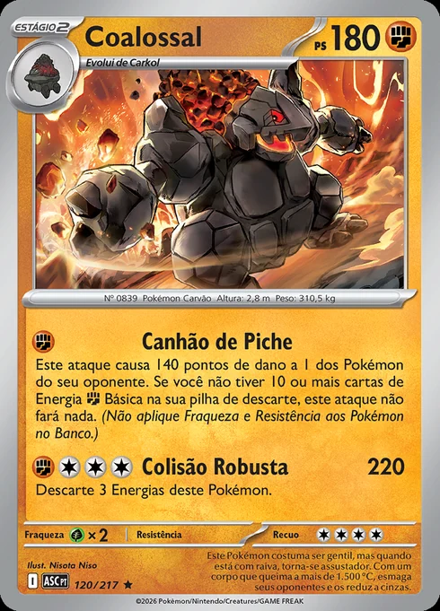 Coalossal, ME2.5 120/217, Rara