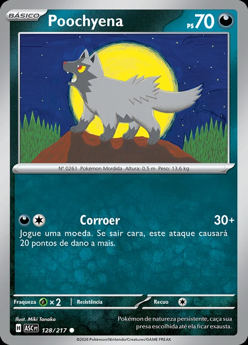 Poochyena, ME2.5 128/217, Comum