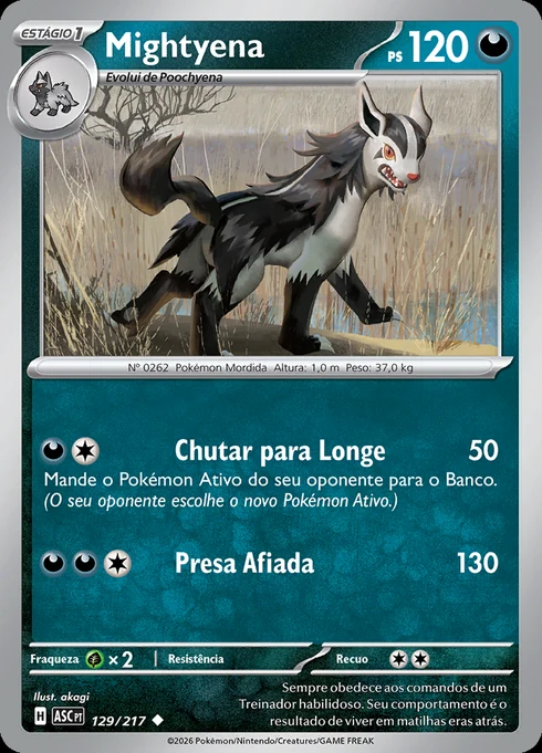 Mightyena, ME2.5 129/217, Incomum