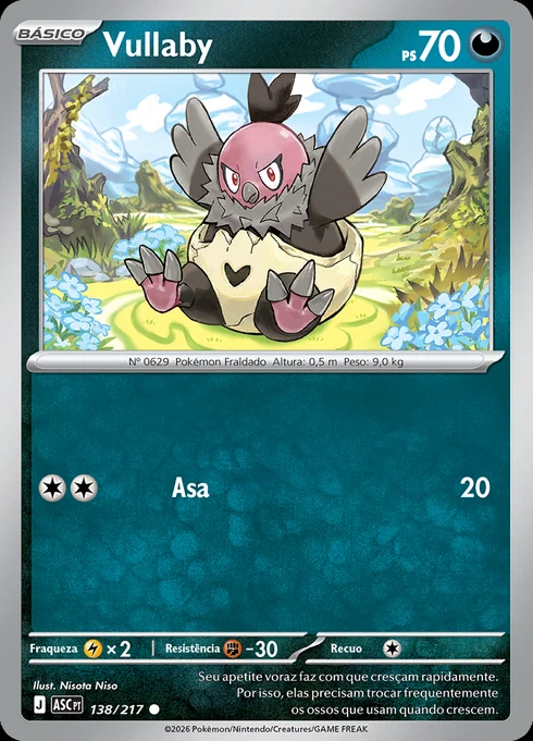 Vullaby, ME2.5 138/217, Comum