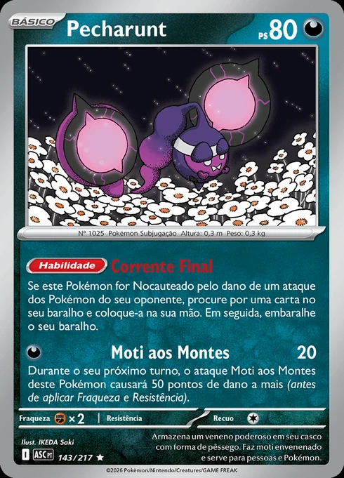 Pecharunt, ME2.5 143/217, Rara