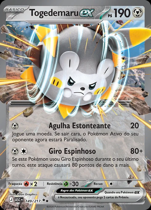 Togedemaru ex, ME2.5 149/217, Rara Dupla