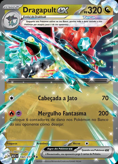 Dragapult ex, ME2.5 160/217, Rara Dupla