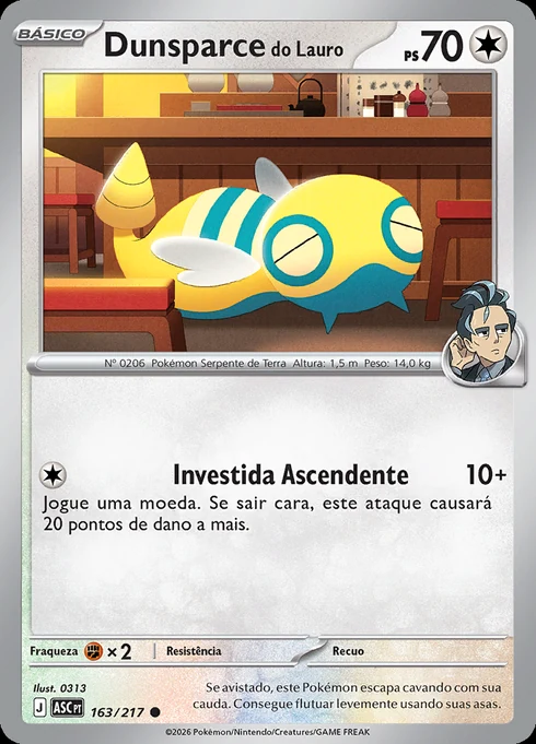 Larry's Dunsparce, ME2.5 163/217, Comum