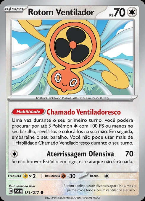 Fan Rotom, ME2.5 171/217, Comum
