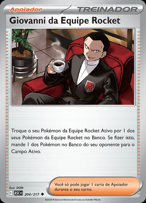Team Rocket's Giovanni, ME2.5 204/217, Incomum