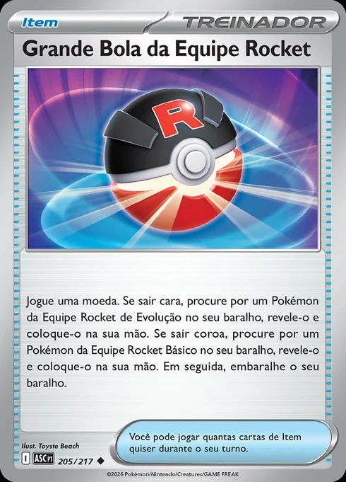 Team Rocket's Great Ball, ME2.5 205/217, Incomum