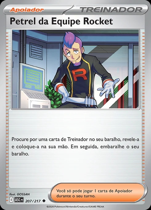 Team Rocket's Petrel, ME2.5 207/217, Incomum